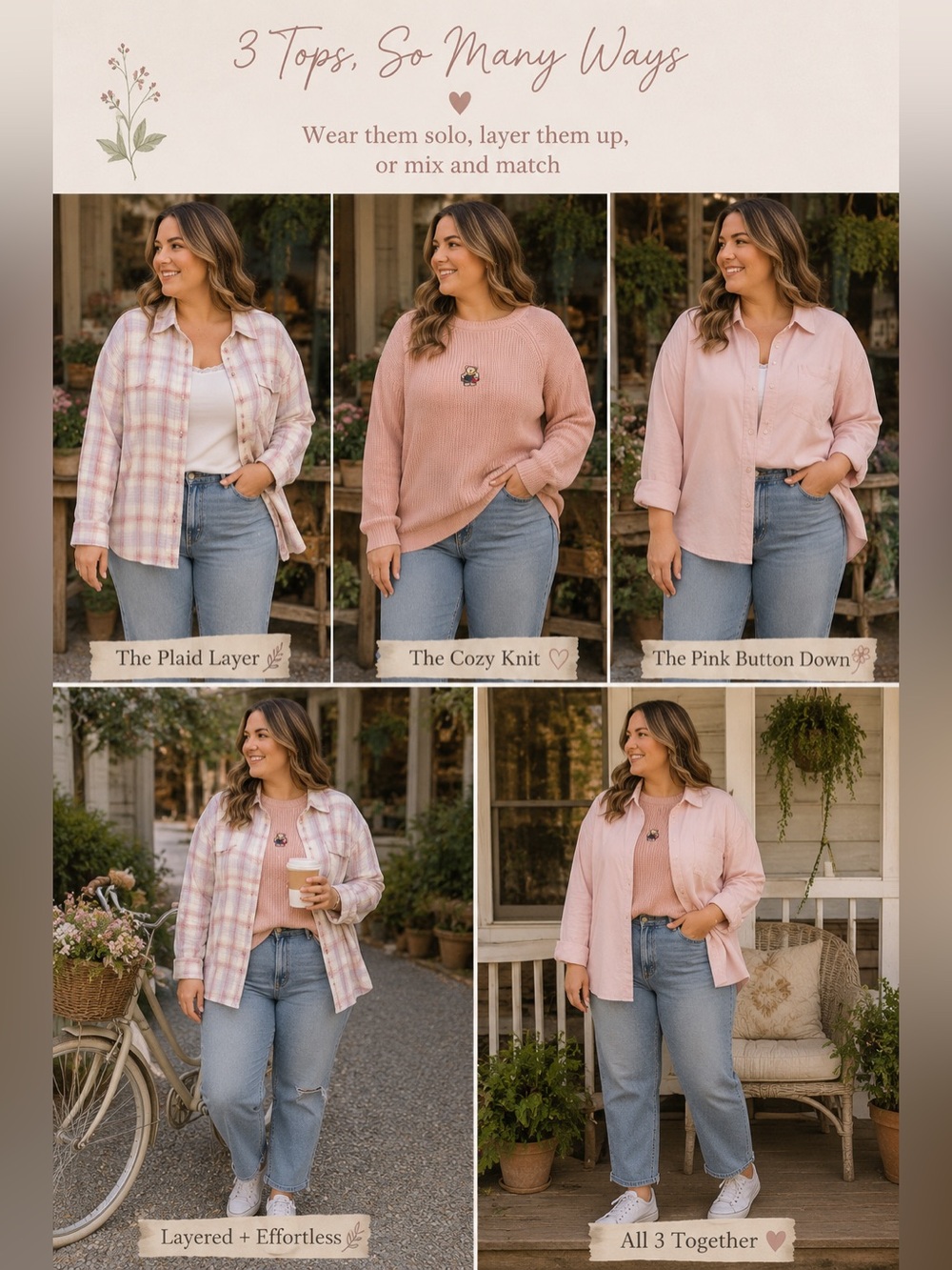 🌸 Girly + Outdoorsy 3-Piece Bundle 🌿